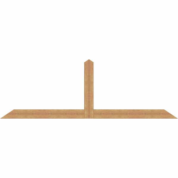 Ekena Millwork Portland Timber Gable Bracket, Western Red Cedar, 108"W x 36"H x 3 1/2"D x 5 1/2"F, 8/12 Pitch GBW108X36X0406POR00SWR - main
